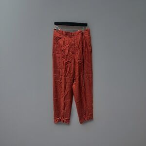 Vtg Geo Print Breeches‎ Brand Pants Pleated Size 14 Preppy European Style USA